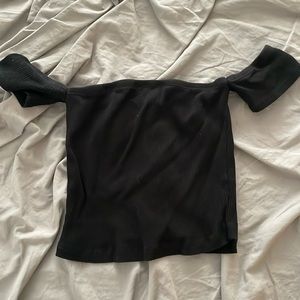 Black Crop Top